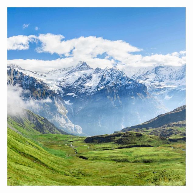 Carta da parati - Panorama delle Alpi svizzere