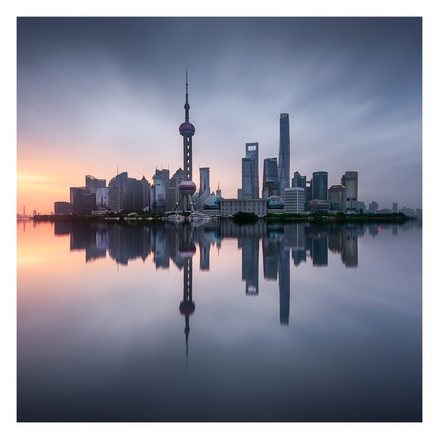 Carta da parati - Skyline di Shanghai di mattina