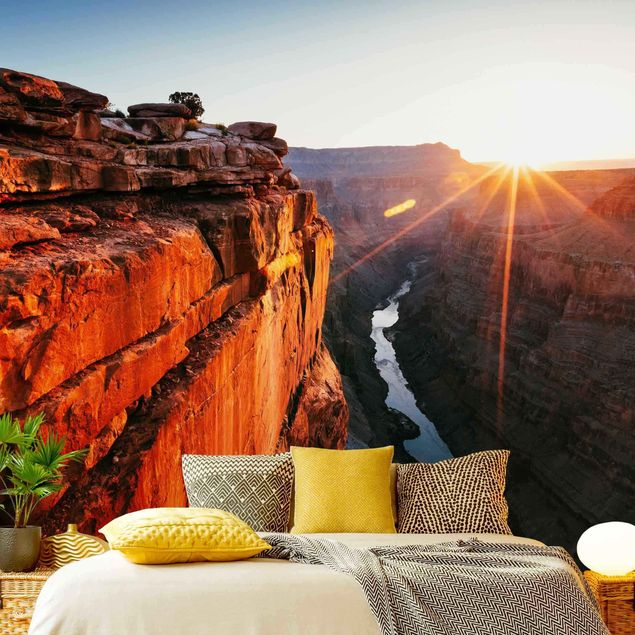 Carta da parati - Sole nel Grand Canyon