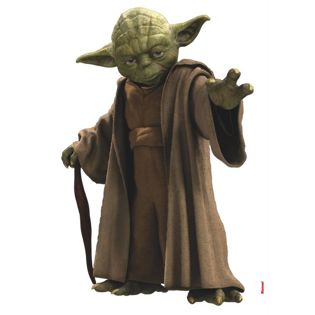 Adesivo murale per bambini  - Star Wars Yoda