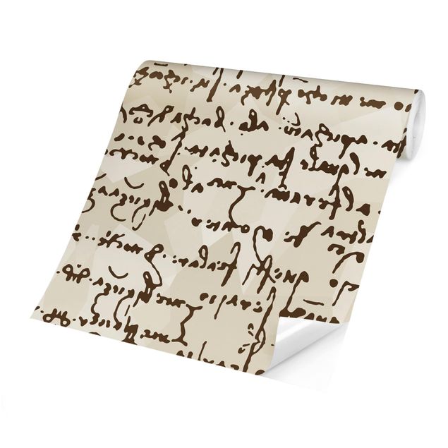 Carta da parati - Da Vinci Manoscritto