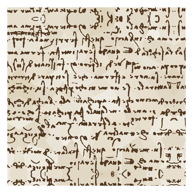 Carta da parati - Da Vinci Manoscritto