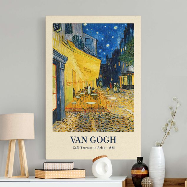 Quadri moderni per soggiorno Vincent van Gogh - Terrazza del caffè ad Arles - Edizione da museo