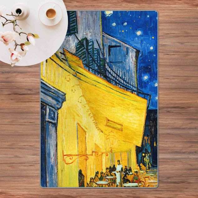 tappeti lavabili Vincent van Gogh - Terrazza del caffè ad Arles