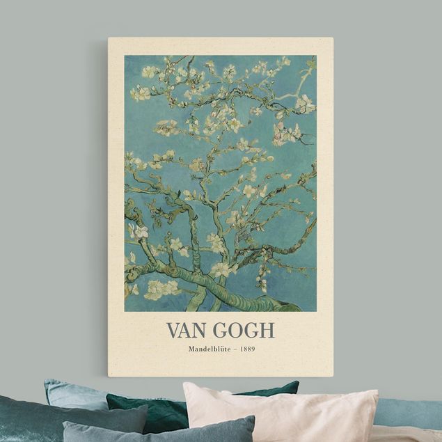 Riproduzioni su tela quadri famosi Vincent van Gogh - Mandorlo in fiore - Edizione da museo