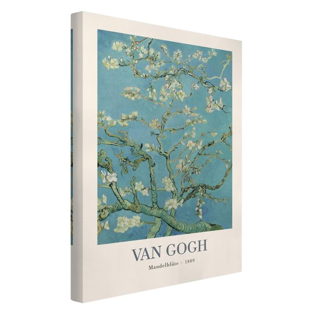 Quadri su tela Vincent van Gogh - Ramo di mandorlo in fiore - Edizione museo