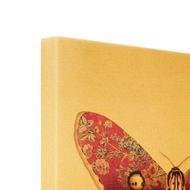 Stampa su tela - Vintage Moth - Quadrato 1:1