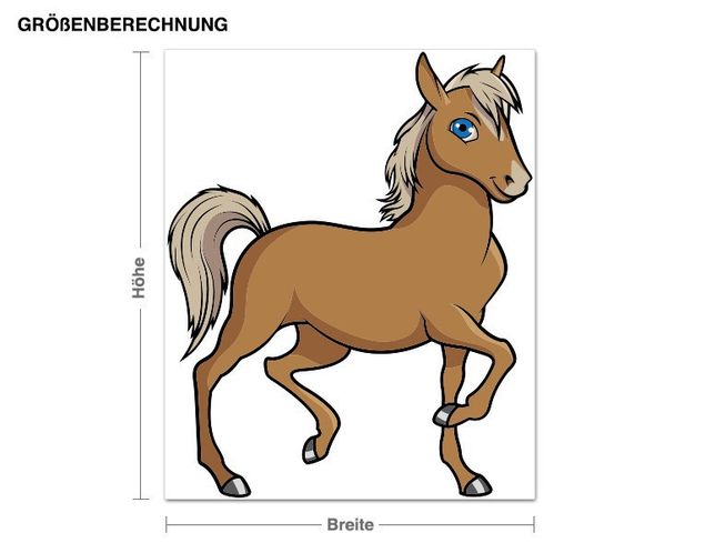 Adesivo murale - Trotting Horse