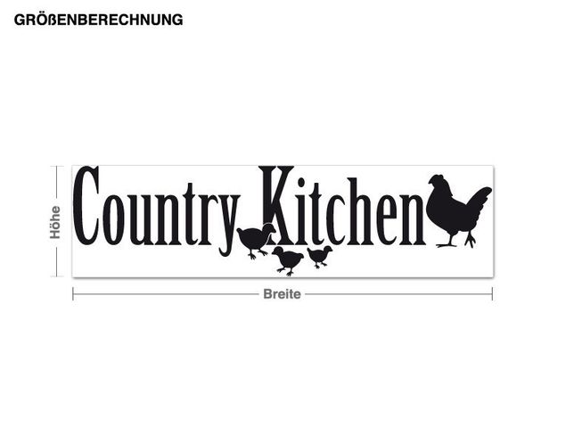 Adesivo murale - Country Kitchen