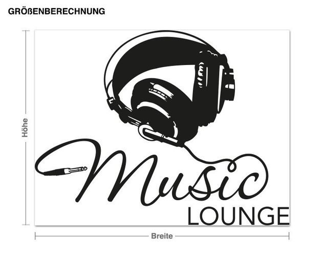 Adesivo murale - Lounge music