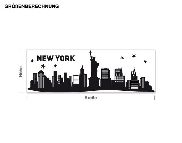 Adesivo murale - New York City Skyline