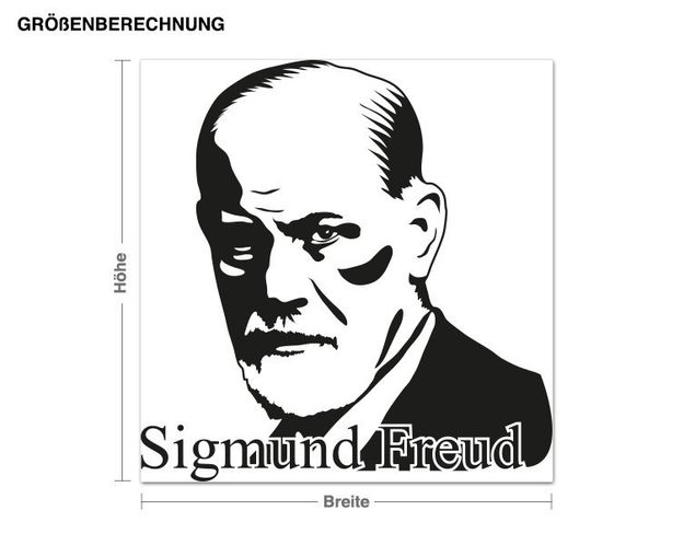 Adesivo murale - Sigmund Freud