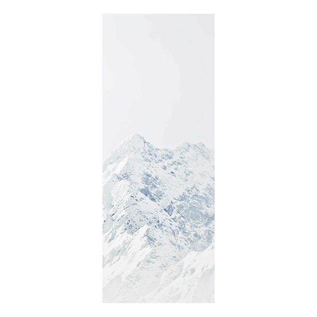 Quadro in vetro - Montagna bianca