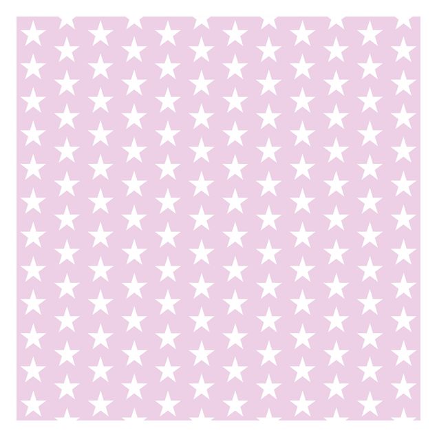 Carta da parati - White Stars on Pink