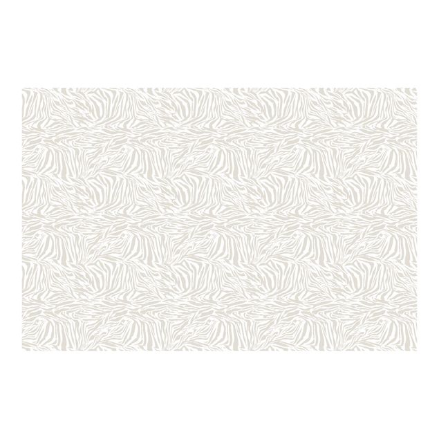 Carta da parati - Disegno Della Zebra Luce Modello Striscia Grigia