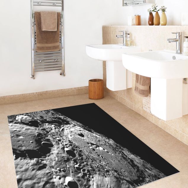 Tappeti bagno moderni Immagine della NASA Cratere lunare