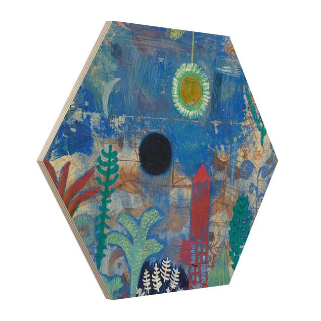 Esagono in legno - Paul Klee - Sunken Paesaggio