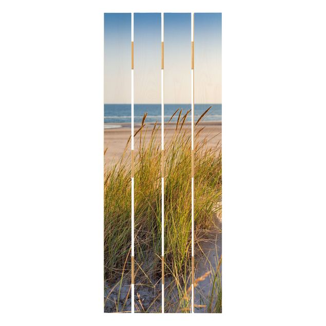 Stampa su legno - Beach Dune Al Mare - Verticale 5:2