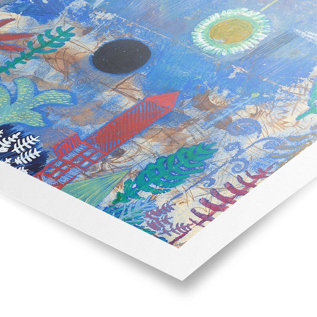 Poster - Paul Klee - Sunken Paesaggio - Quadrato 1:1