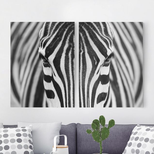 Quadri animali Sguardo da zebra