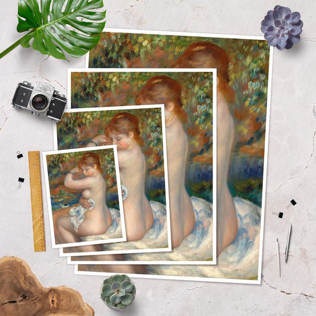 Poster - Auguste Renoir - Bagnanti - Verticale 4:3
