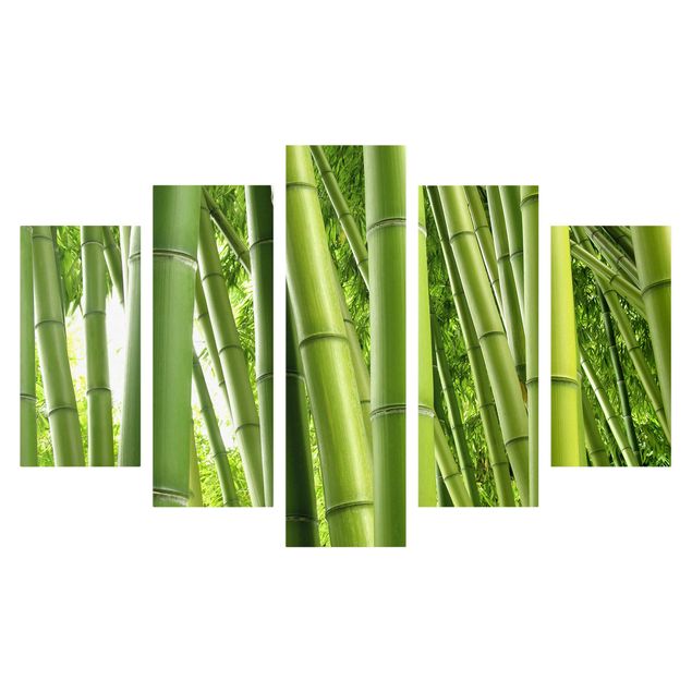 Stampa su tela Alberi di bambù