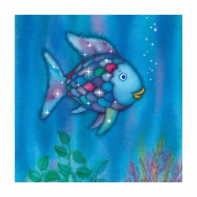 Tapetti blu Il pesce arcobaleno - Soli nel vasto oceano