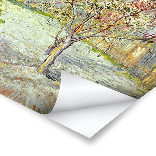 Poster - Vincent Van Gogh - Peach Blossom - Verticale 4:3