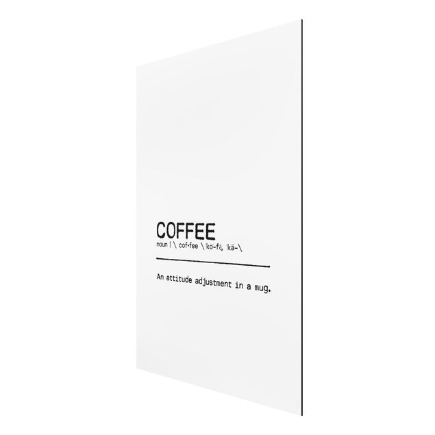 Stampa su alluminio - Definition Coffee Attitude