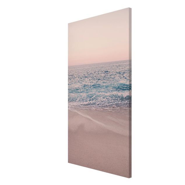 Lavagna magnetica - Spiaggia oro rosa la mattina