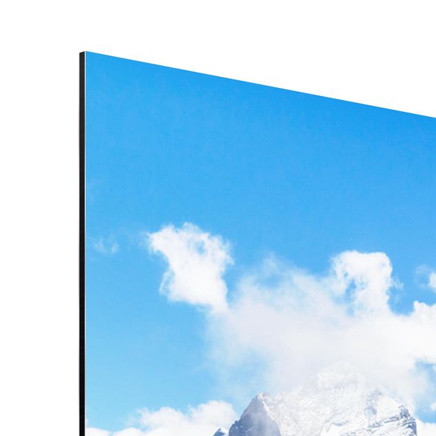 Stampa su alluminio - Panorama delle Alpi svizzere