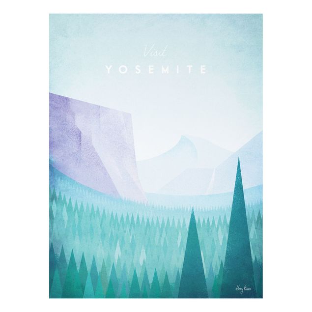 Stampa su Forex - Poster Viaggi - Yosemite Park - Verticale 4:3