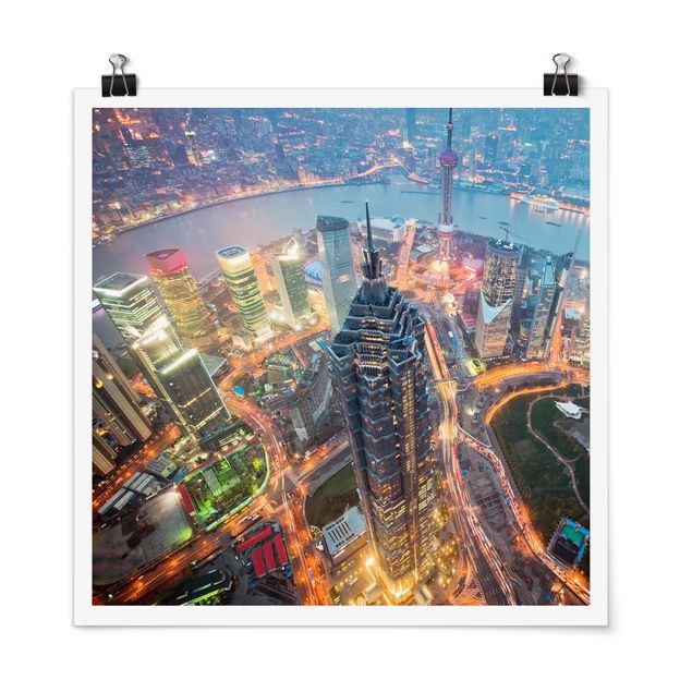 Poster - Shanghai - Quadrato 1:1