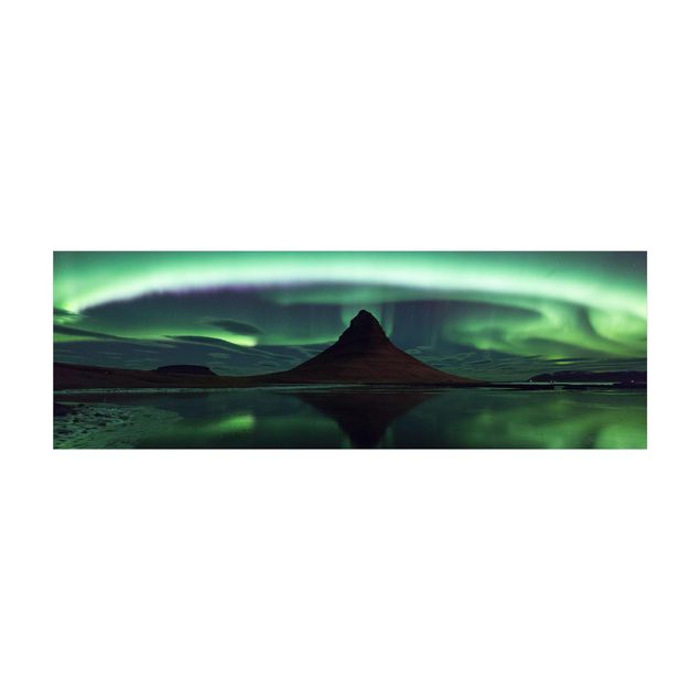 Tappeti effetto naturale L'aurora boreale in Islanda