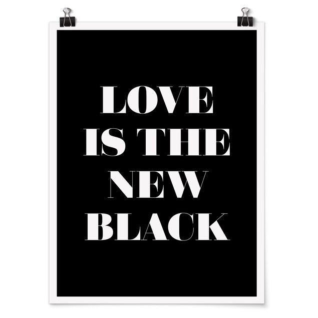 Poster - L'amore è il nuovo nero - Verticale 4:3