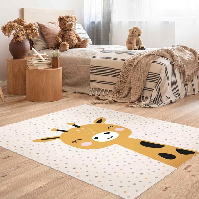 Tappeti moderni soggiorno Giraffina