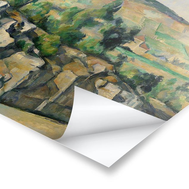 Poster - Paul Cézanne - Paesaggio collinare - Orizzontale 3:4