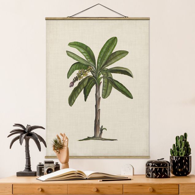 Foto su tessuto da parete con bastone - Britannico Palms II - Verticale 4:3