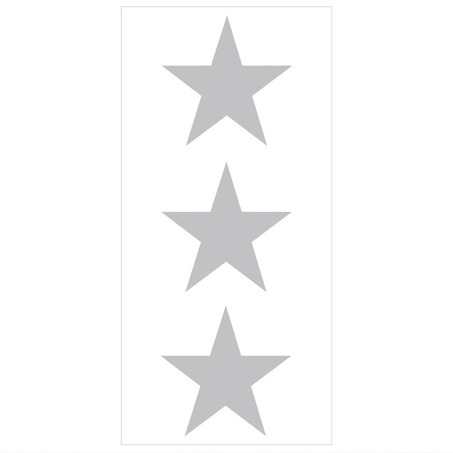Tenda a pannello Grey Star on White 250x120cm