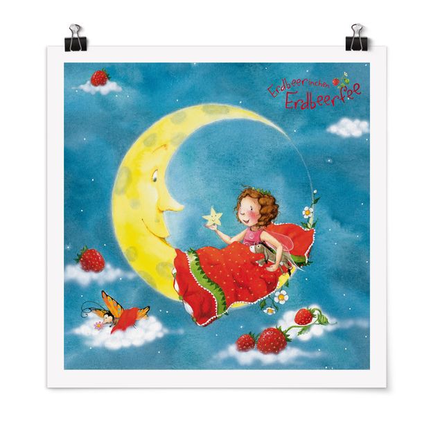Poster illustrazioni The Strawberry Fairy - Sogni d'oro
