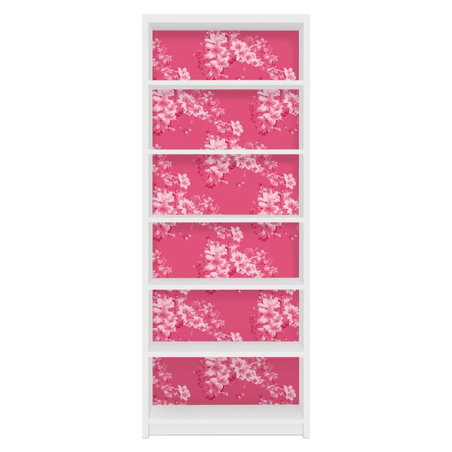 Carta adesiva per mobili IKEA - Billy Libreria - Antique Flower Pattern