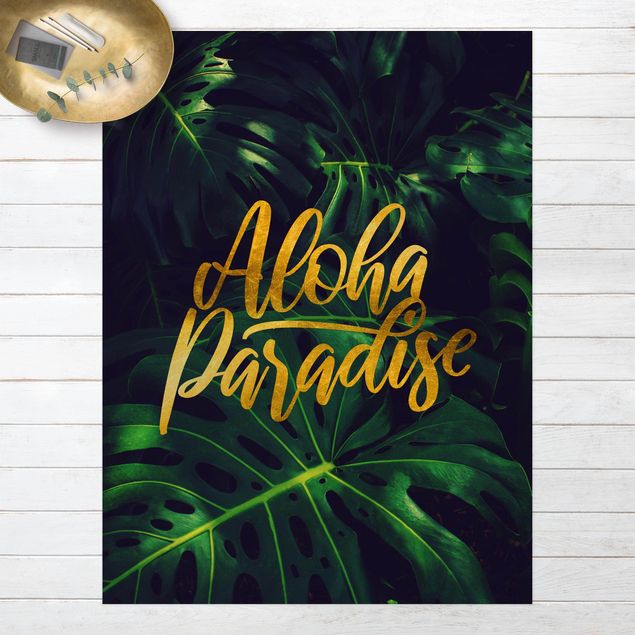 Tappeto per terrazzo esterno Giungla - Paradiso Aloha