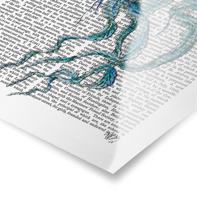 Poster - Reading Animal - Medusa - Verticale 3:2