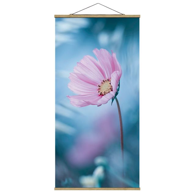 Quadro su tessuto con stecche per poster - Bloom In Pastel - Verticale 2:1