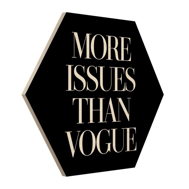 Esagono in legno - Più problemi Than Vogue