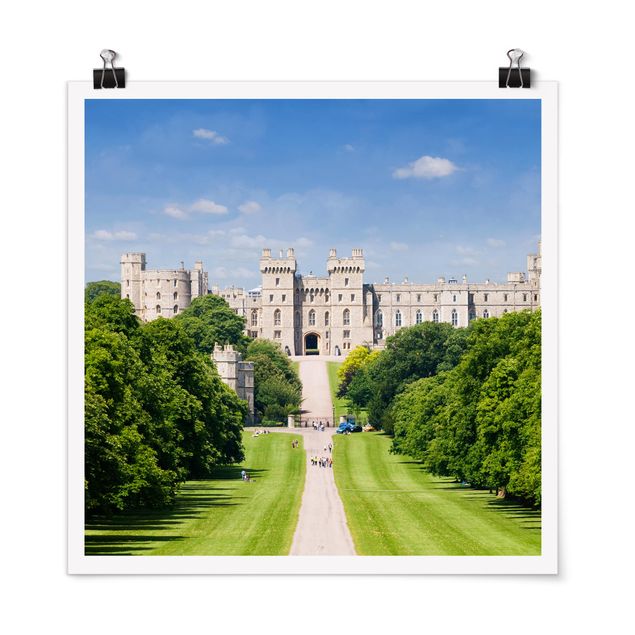 Poster - Castello di Windsor - Quadrato 1:1