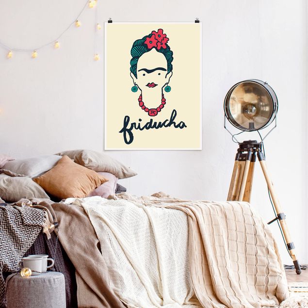 Poster - Frida Kahlo - Friducha - Verticale 4:3