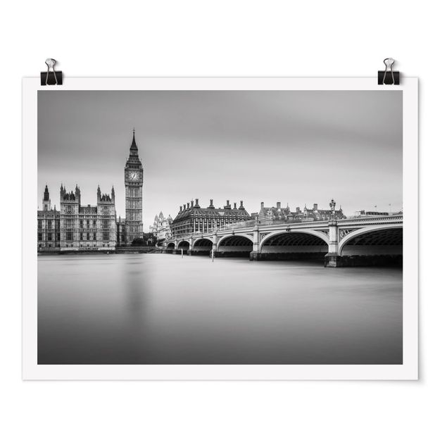 Poster - Ponte di Westminster e il Big Ben - Orizzontale 3:4