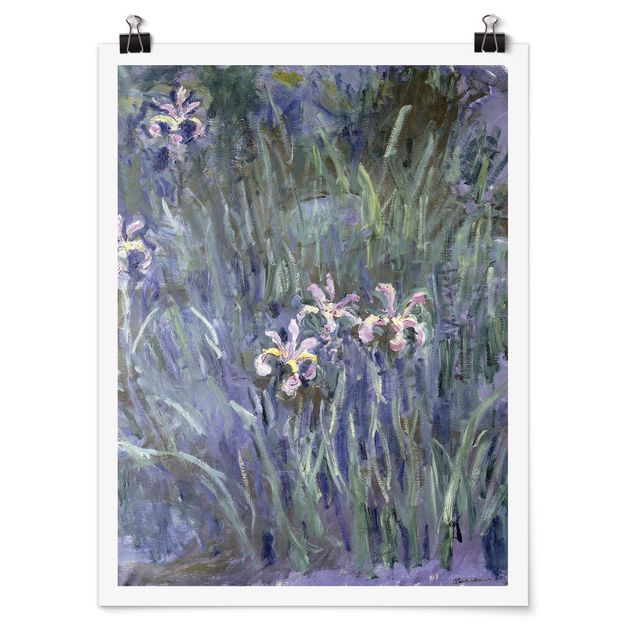 Poster - Claude Monet - Iris - Verticale 4:3