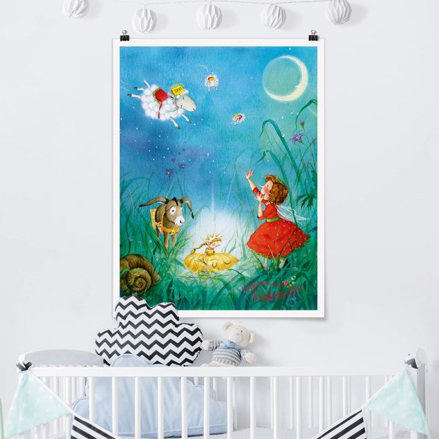 Poster illustrazioni The Strawberry Fairy - Il taxi del sonno